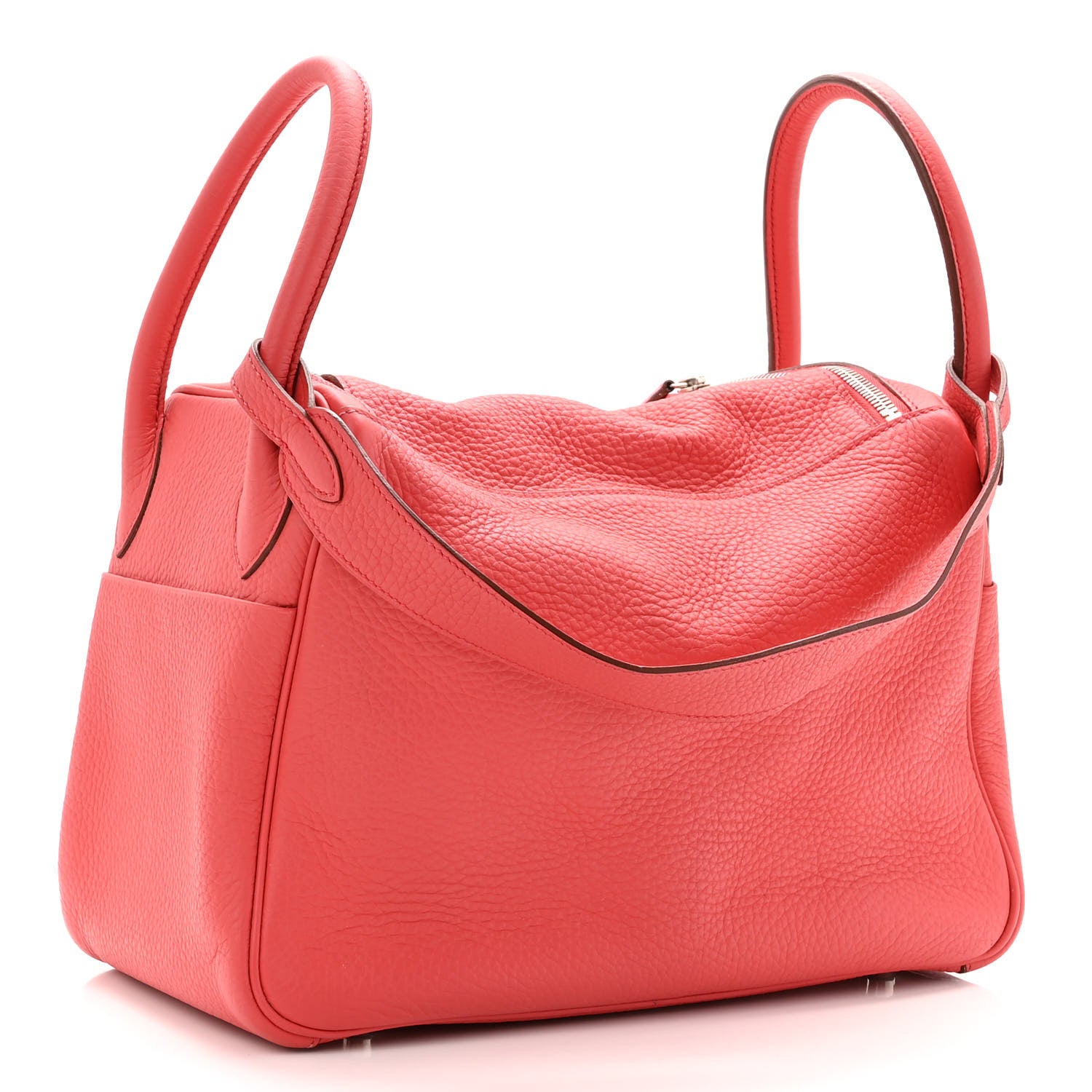 Hermes Taurillon Clemence Lindy 26 Rose Jaipur 3 of 10