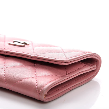 Chanel Lambskin Quilted CC Card Holder Pink 11 of 11