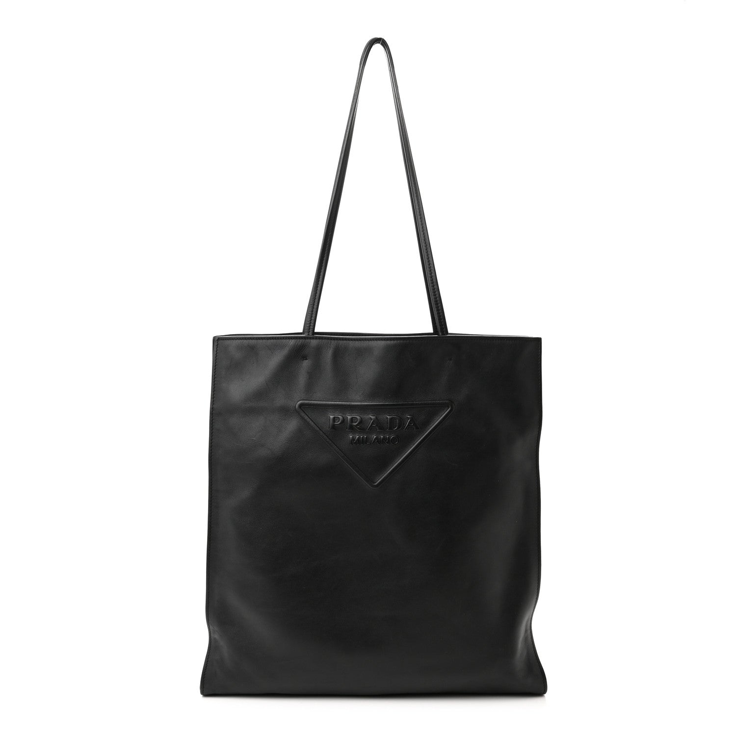 Prada Soft Calfskin Tote Black 1 of 11