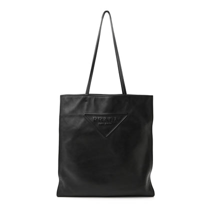 Prada Soft Calfskin Tote Black 1 of 11