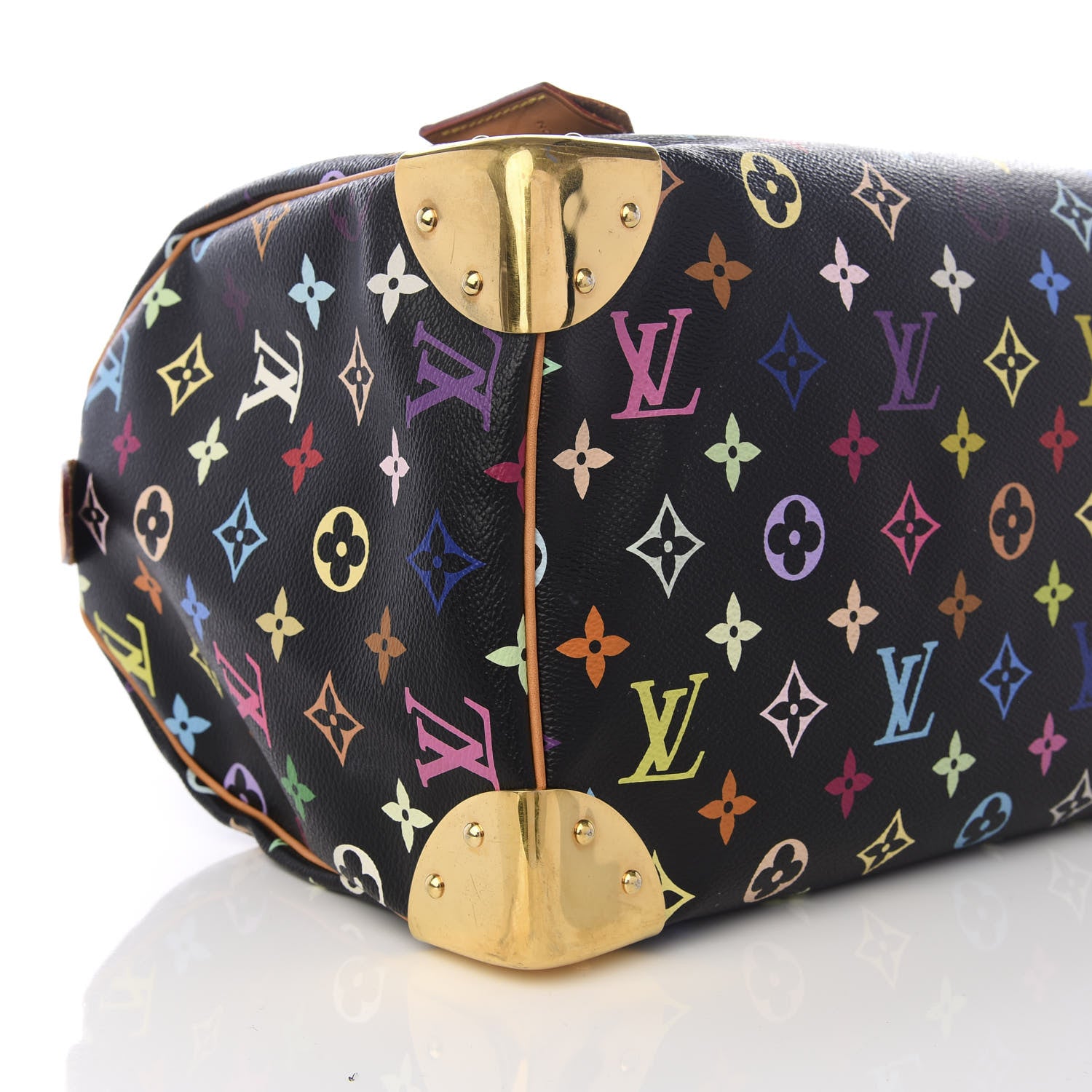Louis Vuitton Monogram Multicolor Speedy 30 Black 5 of 7