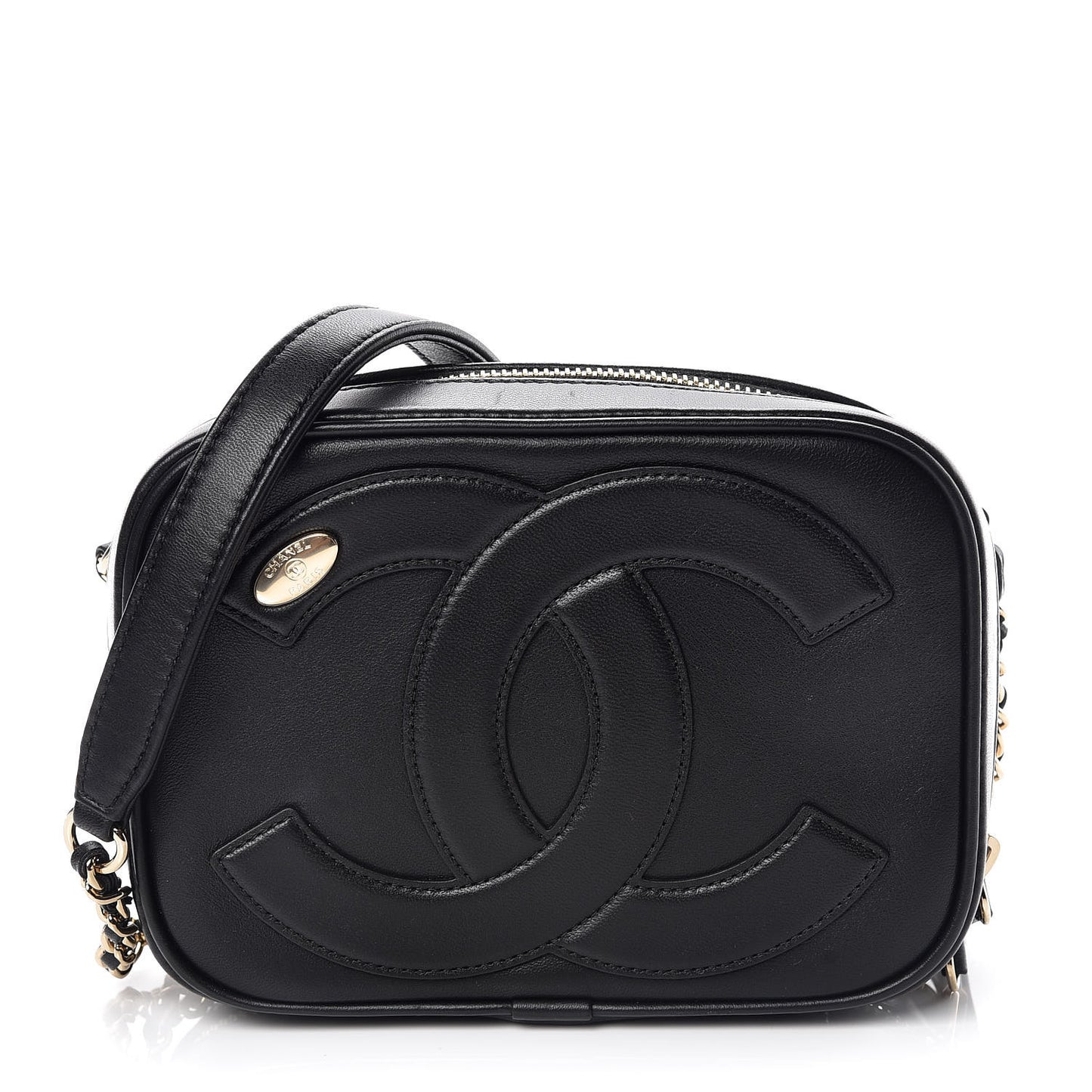 Calfskin CC Mania Camera Case Black