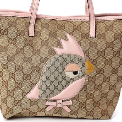 Gucci GG Monogram Mini Zoo Bird Tote Pink 10 of 10