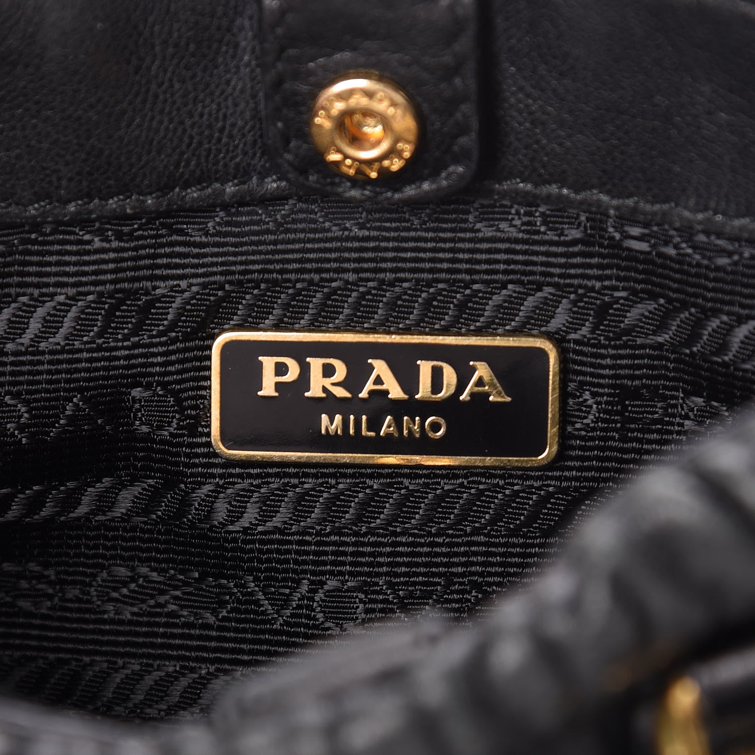 Prada Nappa Gaufre Mini Crossbody Bag Black 6 of 16