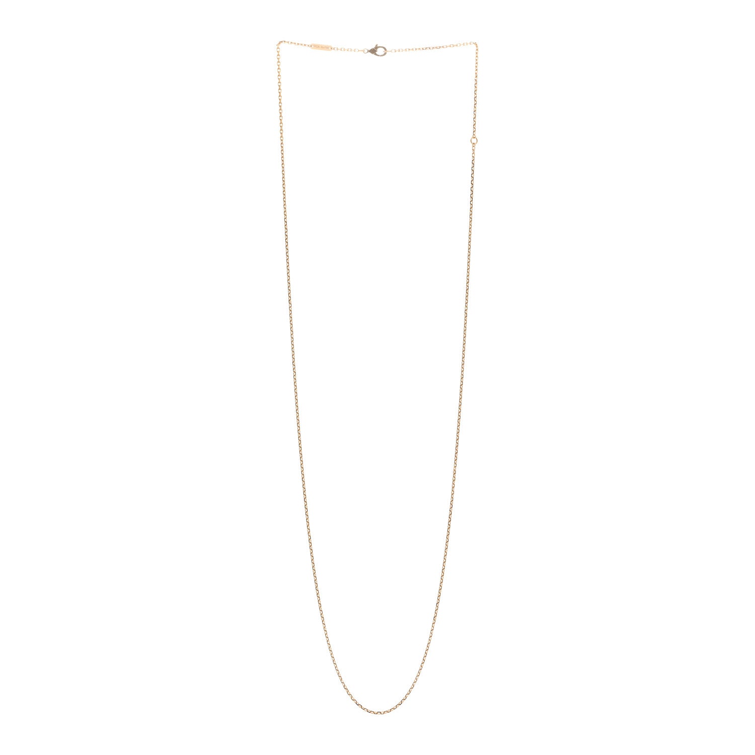 Van Cleef & Arpels 18K Yellow Gold Trace Chain 70cm 3 of 6