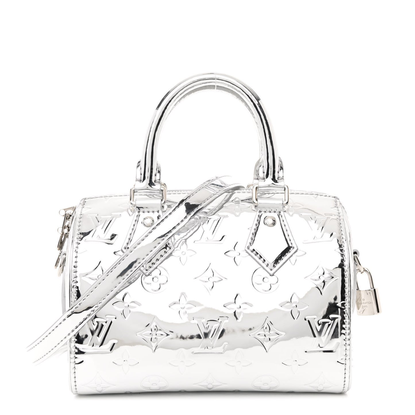 Monogram Miroir Speedy Bandouliere 20 Silver
