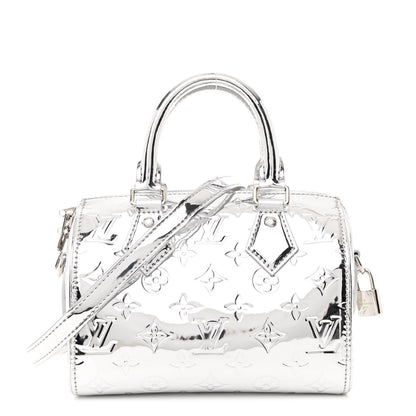Louis Vuitton Monogram Miroir Speedy Bandouliere 20 Silver 1 of 9