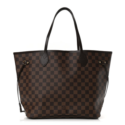 Louis Vuitton Damier Ebene Neo Neverfull MM Rose Ballerine 3 of 12