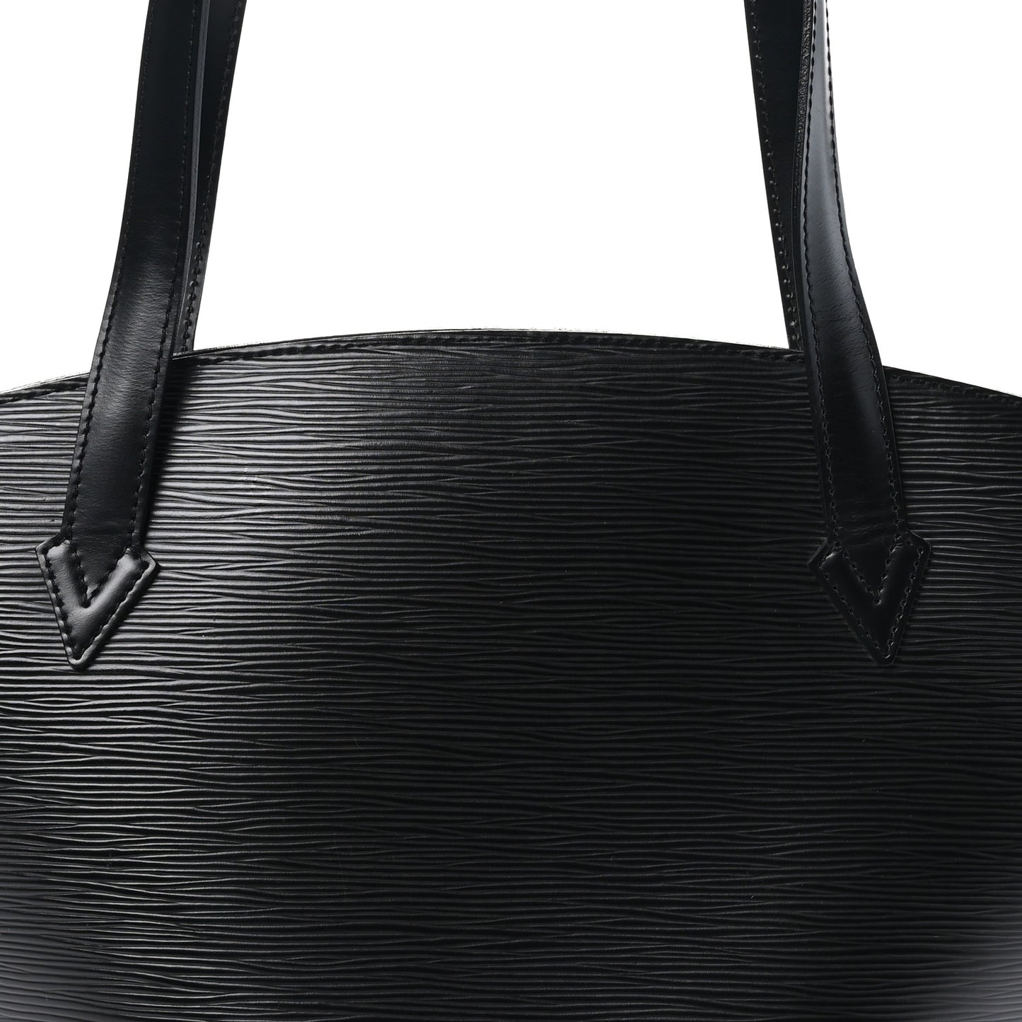 Epi Saint Jacques PM Long Straps Black