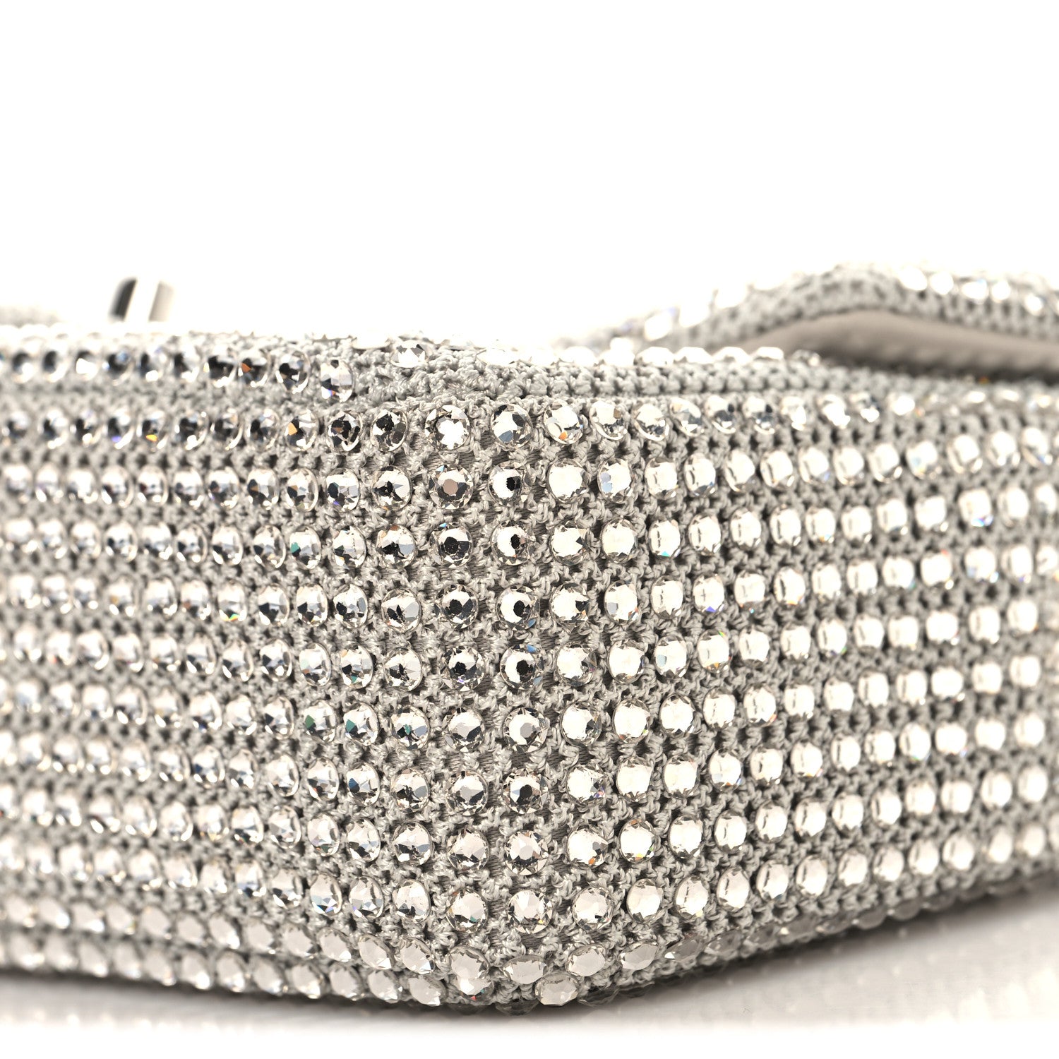 Chanel Crochet Strass Evening Flap Bag Silvery 9 of 9