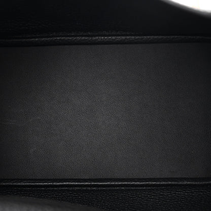 Hermes Taurillon Clemence Lindy 26 Black 5 of 11