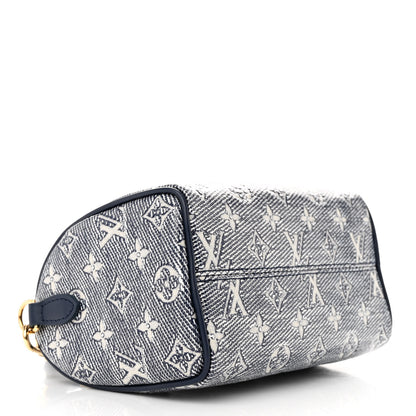 Louis Vuitton Monoglam Speedy Bandouliere 20 Blue 4 of 9
