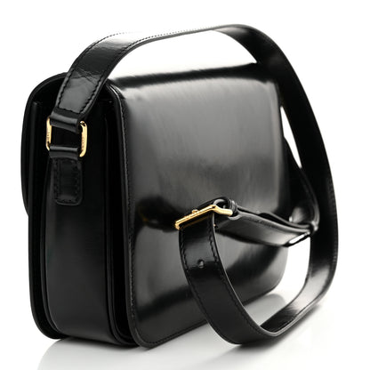 Celine Shiny Calfskin Medium Triomphe Black 3 of 16