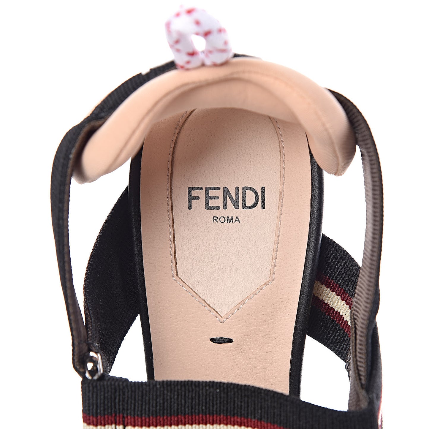 Technical Mesh Colibri 85mm Slingback Sandals 37.5 Black Multicolor
