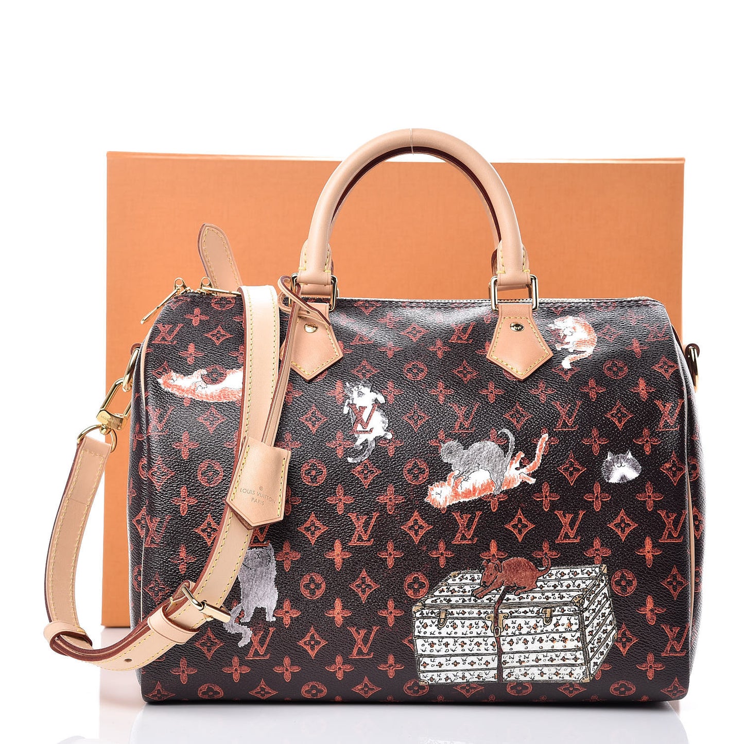Catogram Speedy Bandouliere 30 Marron