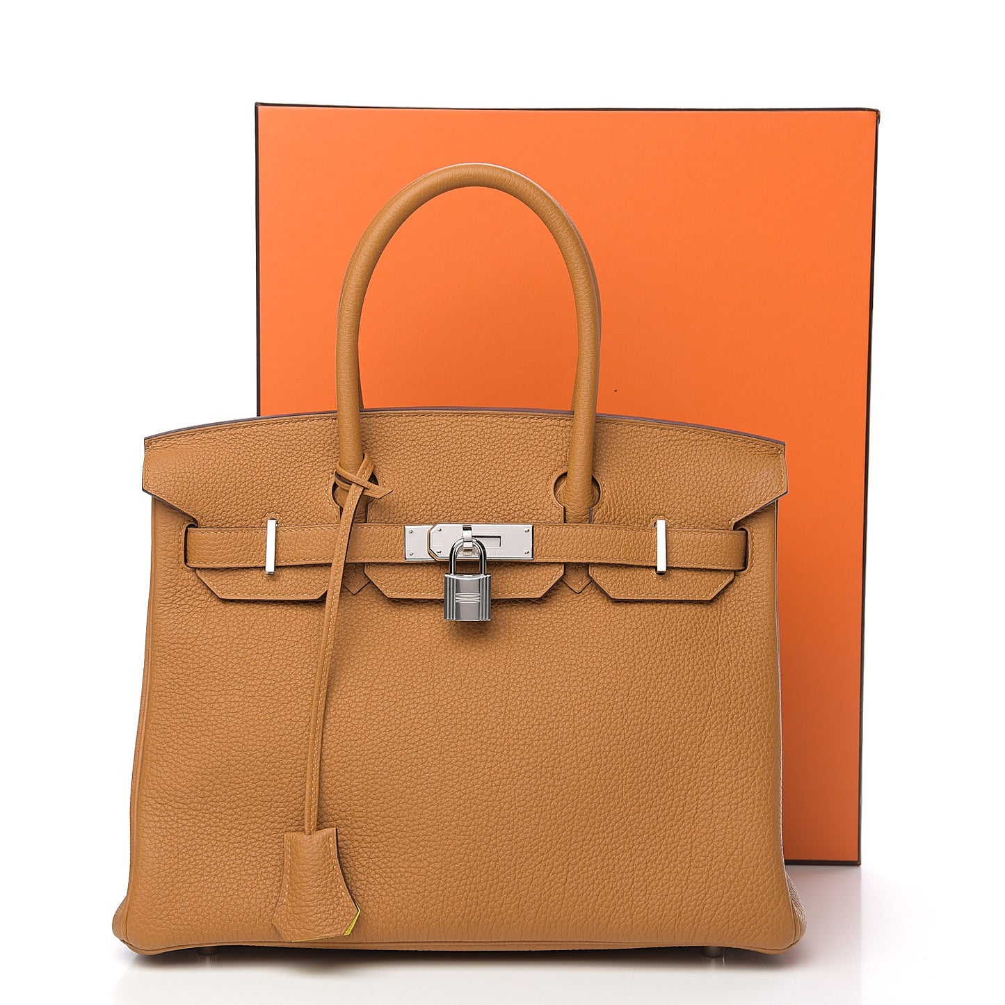 Togo Birkin Verso 30 Caramel Lime