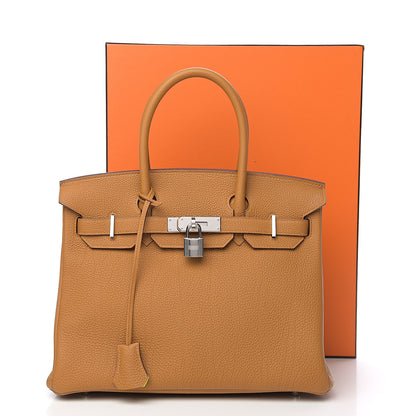 Hermes Togo Birkin Verso 30 Caramel Lime 10 of 10