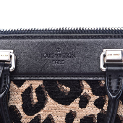 Louis Vuitton Jacquard Velvet Leopard Print Stephen Sprouse Baby Bag 12 of 12