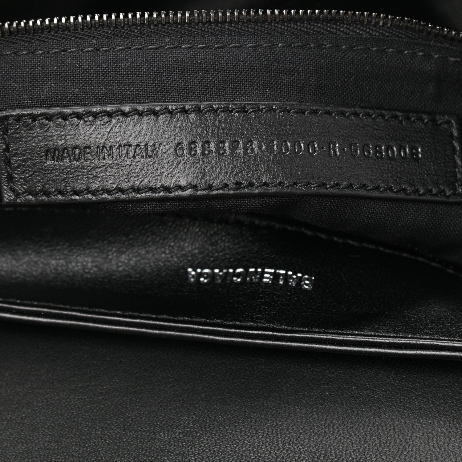 Balenciaga Nappa BB Monogram Embossed Medium Triplet Bag Black 7 of 10