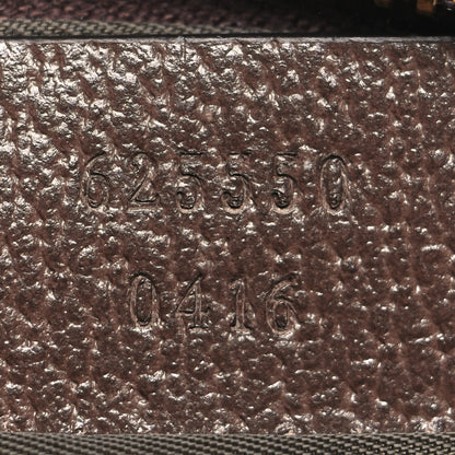 Gucci GG Supreme Monogram Textured Calfskin Web Medium Ophidia Cosmetic Case Beige Ebony New Acero 7 of 11