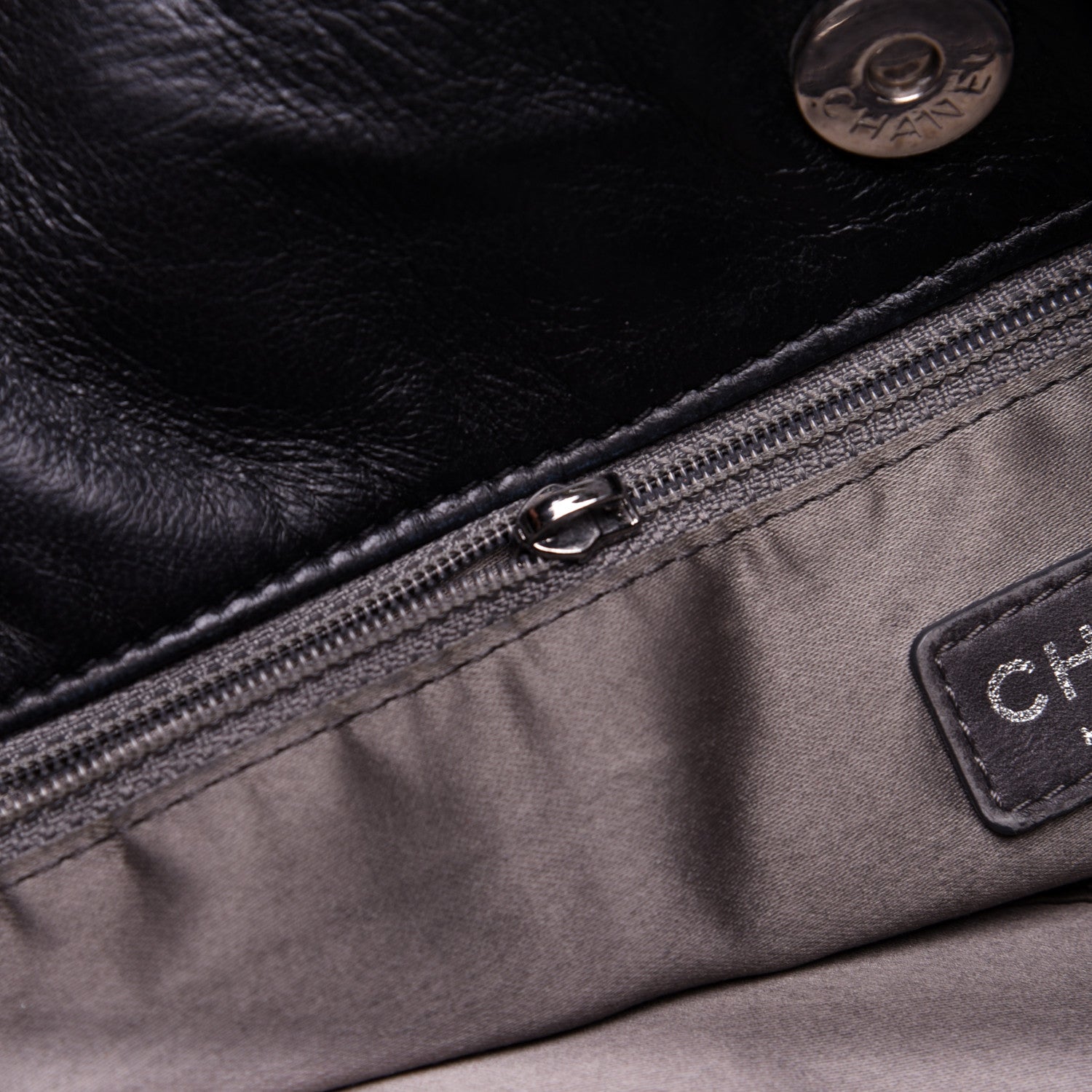 Chanel Patent Calfskin Patchwork Brooklyn Tote Black 13 of 13