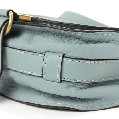 Chloe Calfskin Marcie Round Crossbody Bag Faded Blue 6 of 8