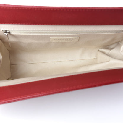 Chanel Caviar Quilted Large CC Clutch Red 7 of 10