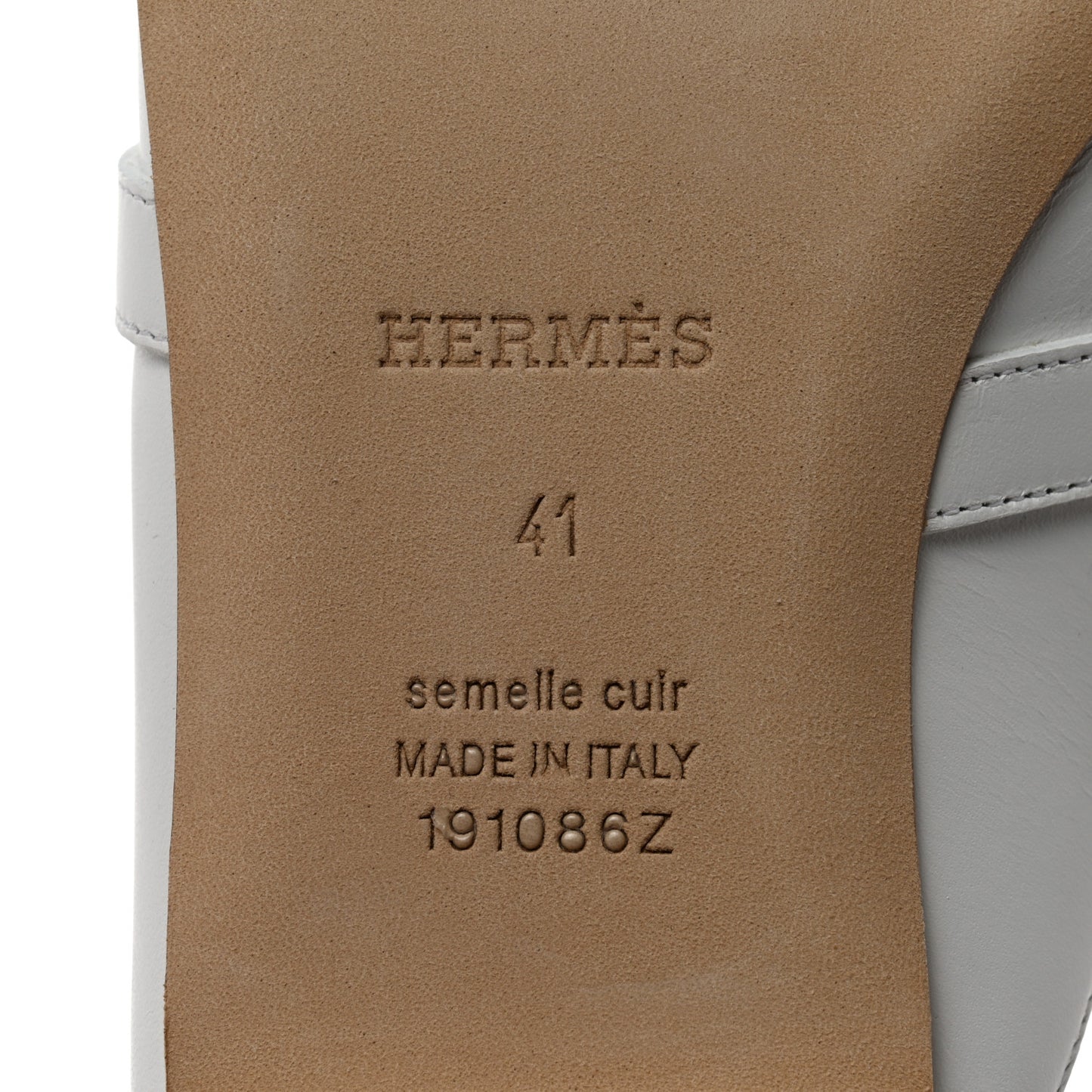 Calfskin Oz Mules 41 White
