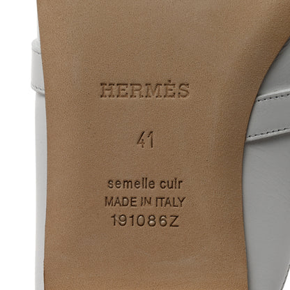 Hermes Calfskin Oz Mules 41 White 7 of 7