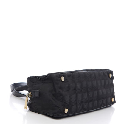 Chanel Nylon Travel Bowler Black 3 of 9