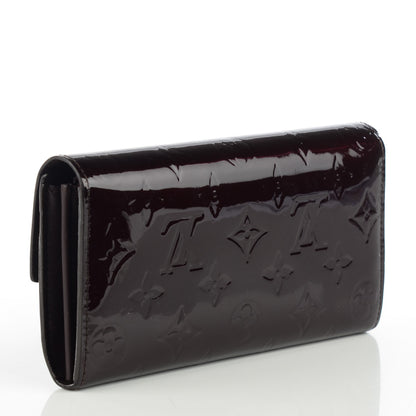 Louis Vuitton Vernis Sarah Wallet Amarante 3 of 7