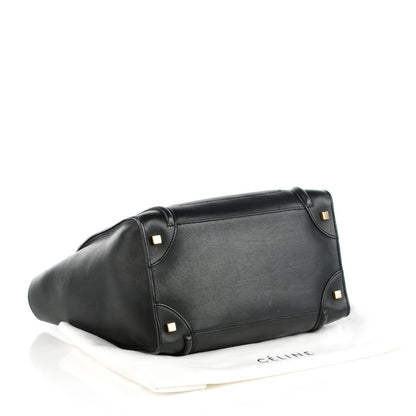 Celine Smooth Calfskin Mini Luggage Black 4 of 8