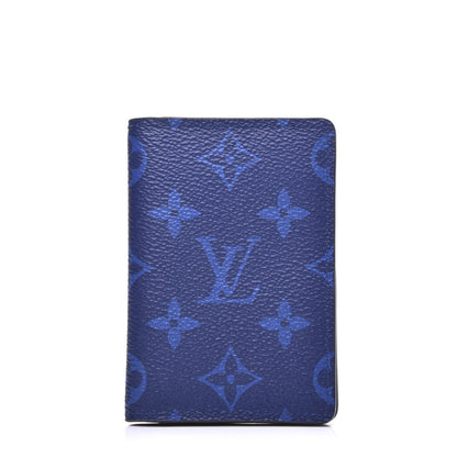Louis Vuitton Taigarama Pocket Organizer NM Cobalt 1 of 10