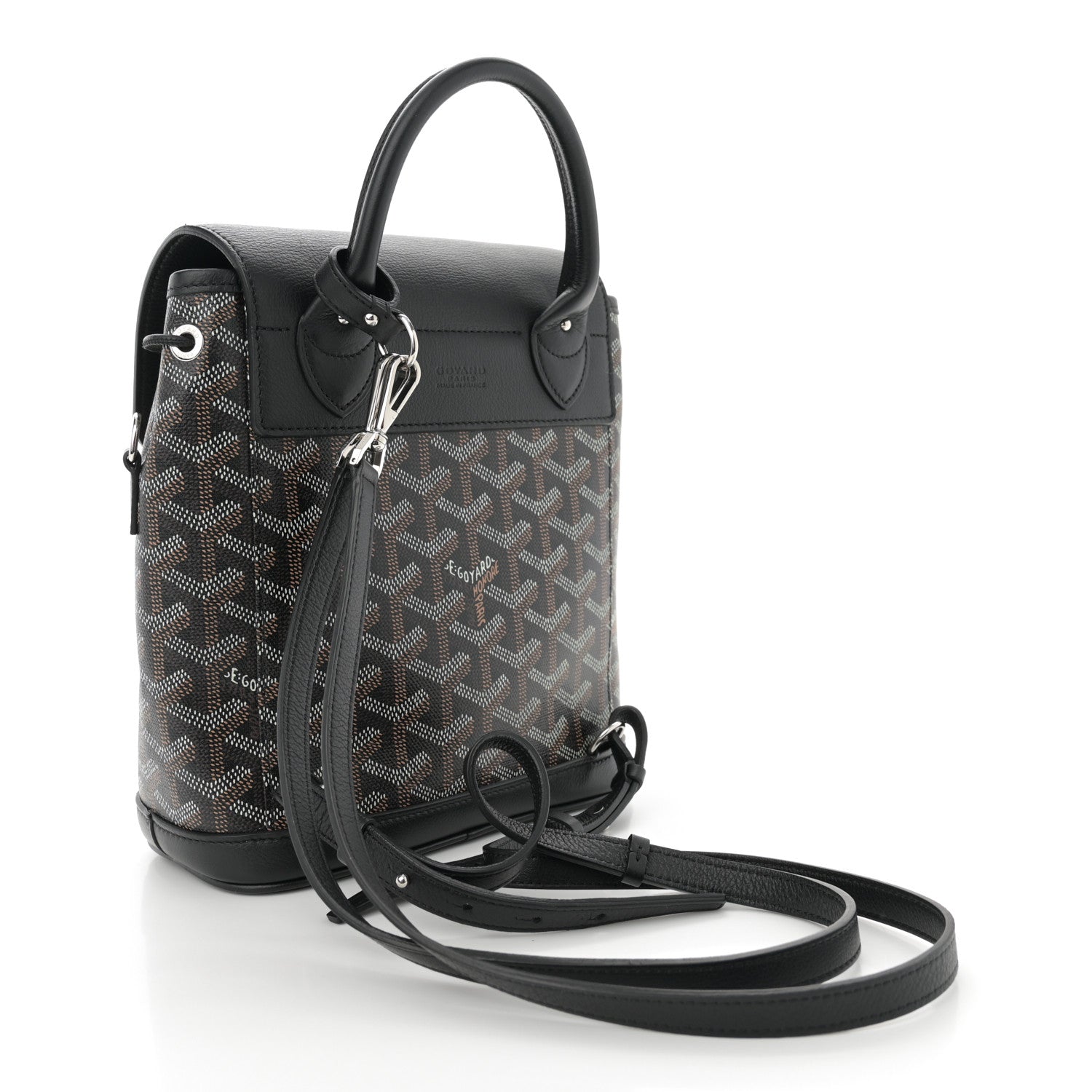 Goyard Goyardine Calfskin Mini Alpin Backpack Black 3 of 10