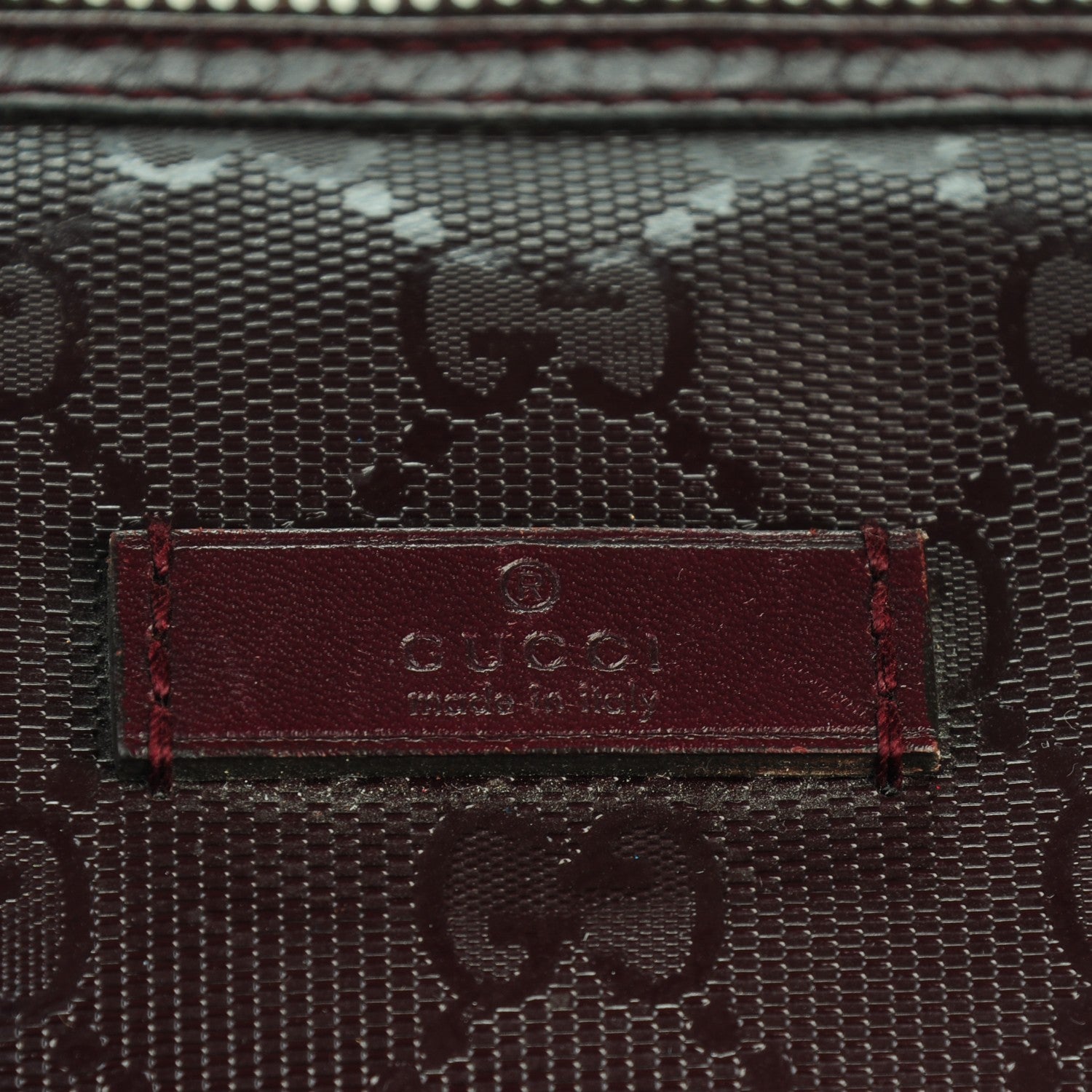 Gucci Imprime Monogram Medium Joy Boston Bordeaux 6 of 10