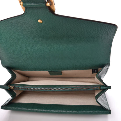 Gucci Pebbled Calfskin Small Dionysus Shoulder Bag Emerald 5 of 10