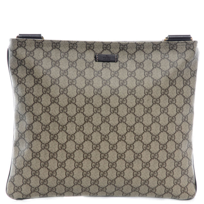 Gucci GG Plus Monogram Large Flat Messenger Bag Beige Brown 1 of 7