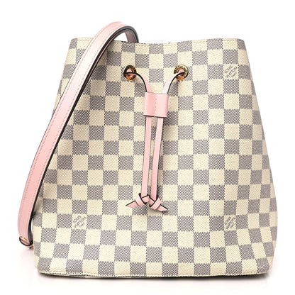 Louis Vuitton Damier Azur Neonoe MM Eau De Rose 1 of 11