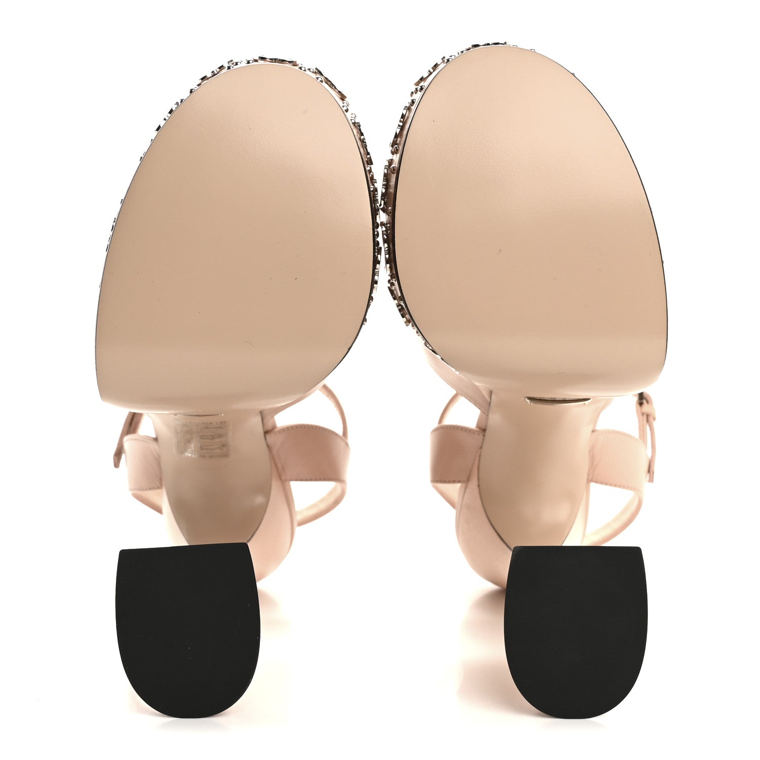 Gucci Malaga Kid Interlocking G Studs 155mm Platform Sandals 35 Perfect Pink 6 of 9
