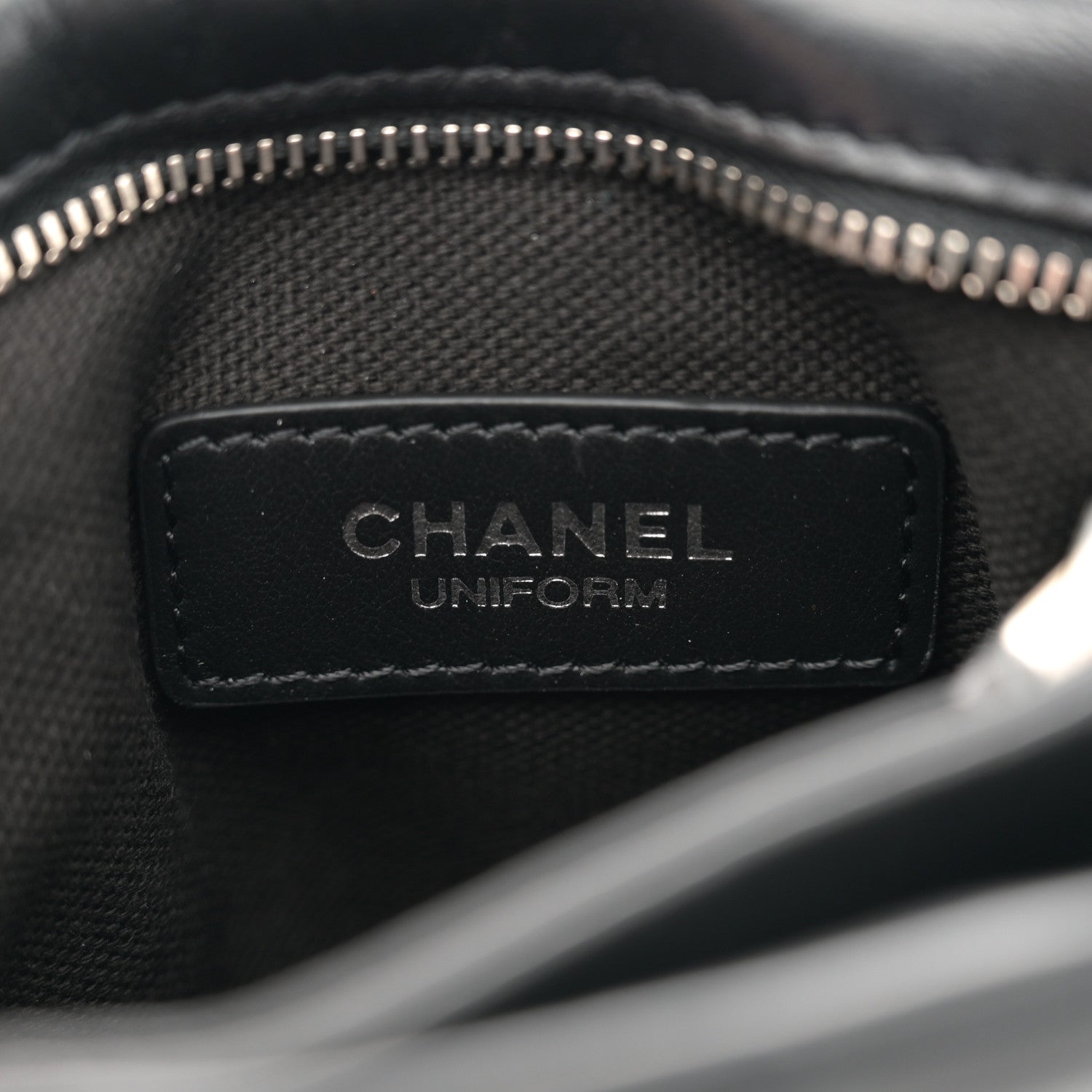 Chanel Lambskin Quilted Crossbody Bag Black 7 of 11