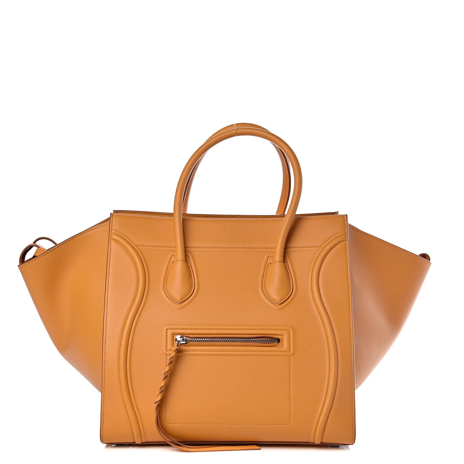 Celine Supple Calfskin Medium Phantom Luggage Daffodil 1 of 12