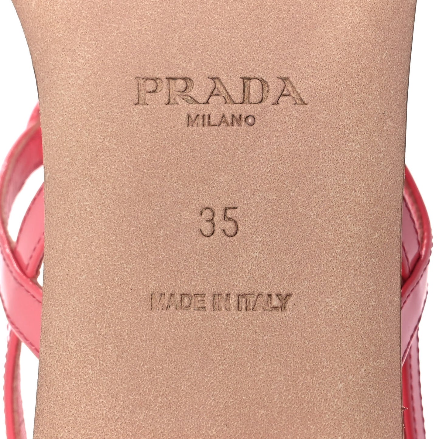 Vernice Metal Triangle Logo Slingback Flat Thong Sandals 35 Petalo