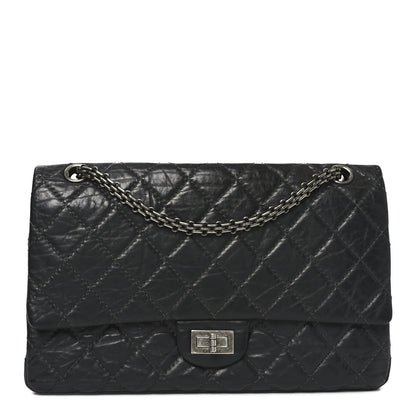 Chanel Aged Calfskin Quilted 2.55 Reissue 226 Flap Grey 1 of 10