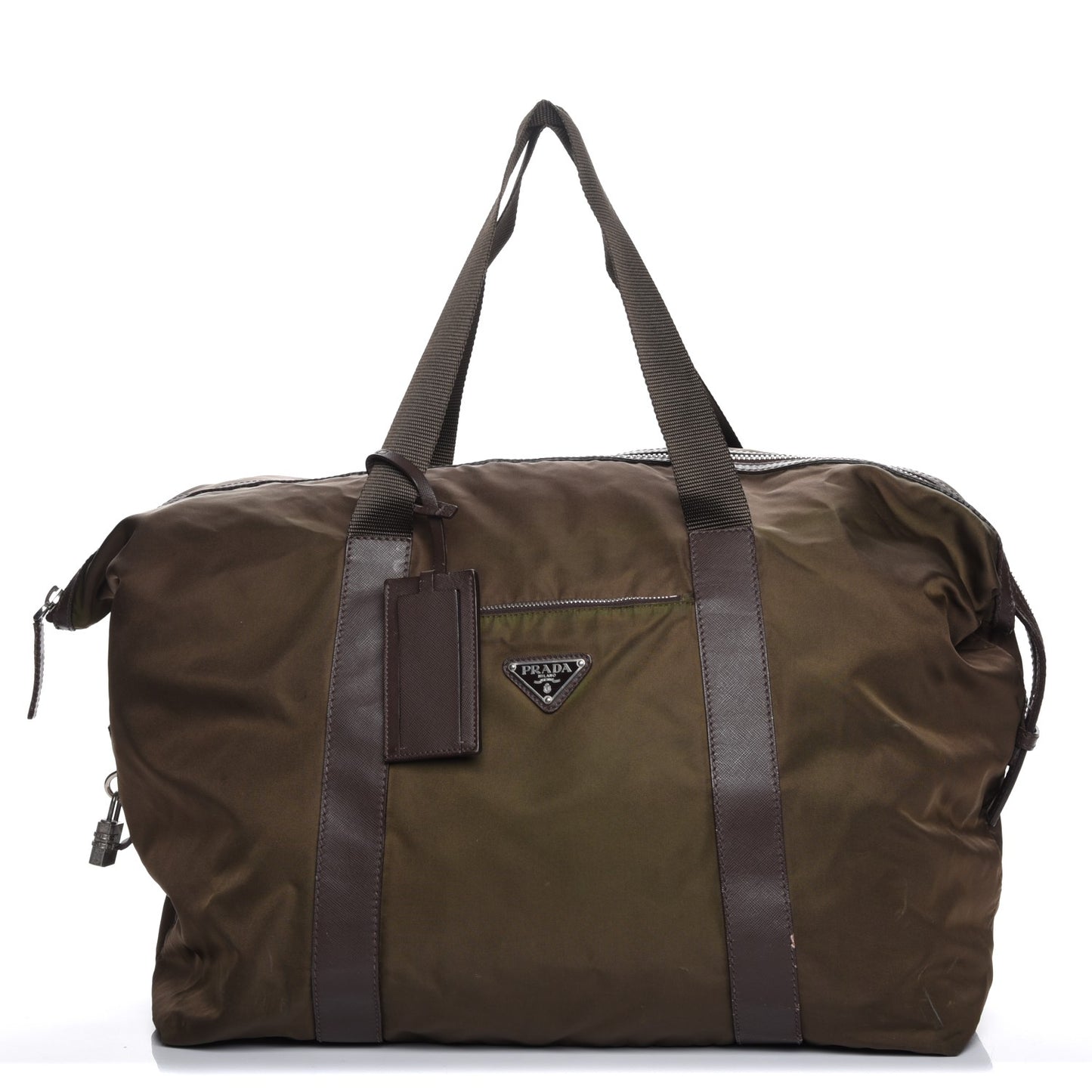 Nylon Vela Large Tote Moro