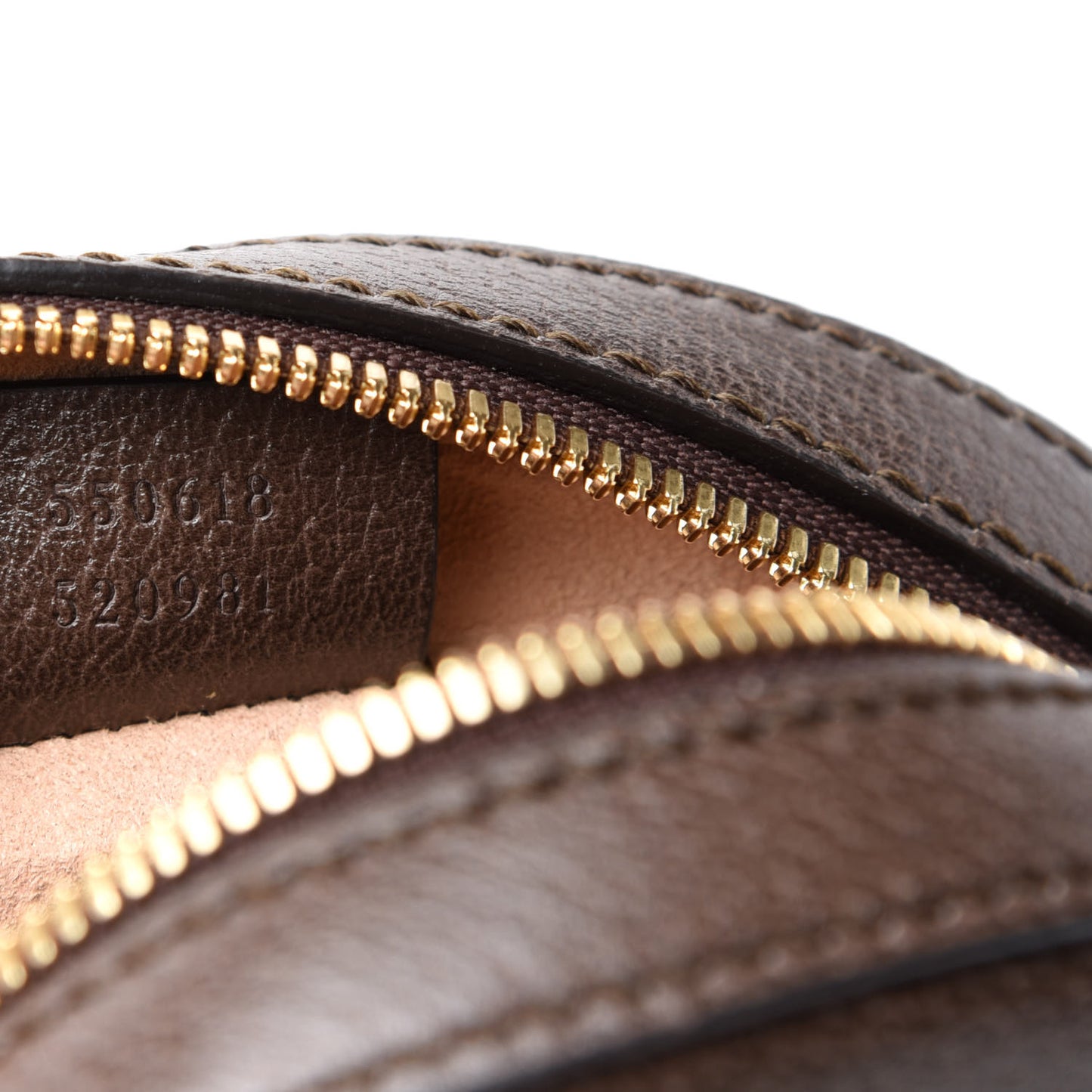 GG Supreme Monogram Web Mini Ophidia Round Shoulder Bag Brown