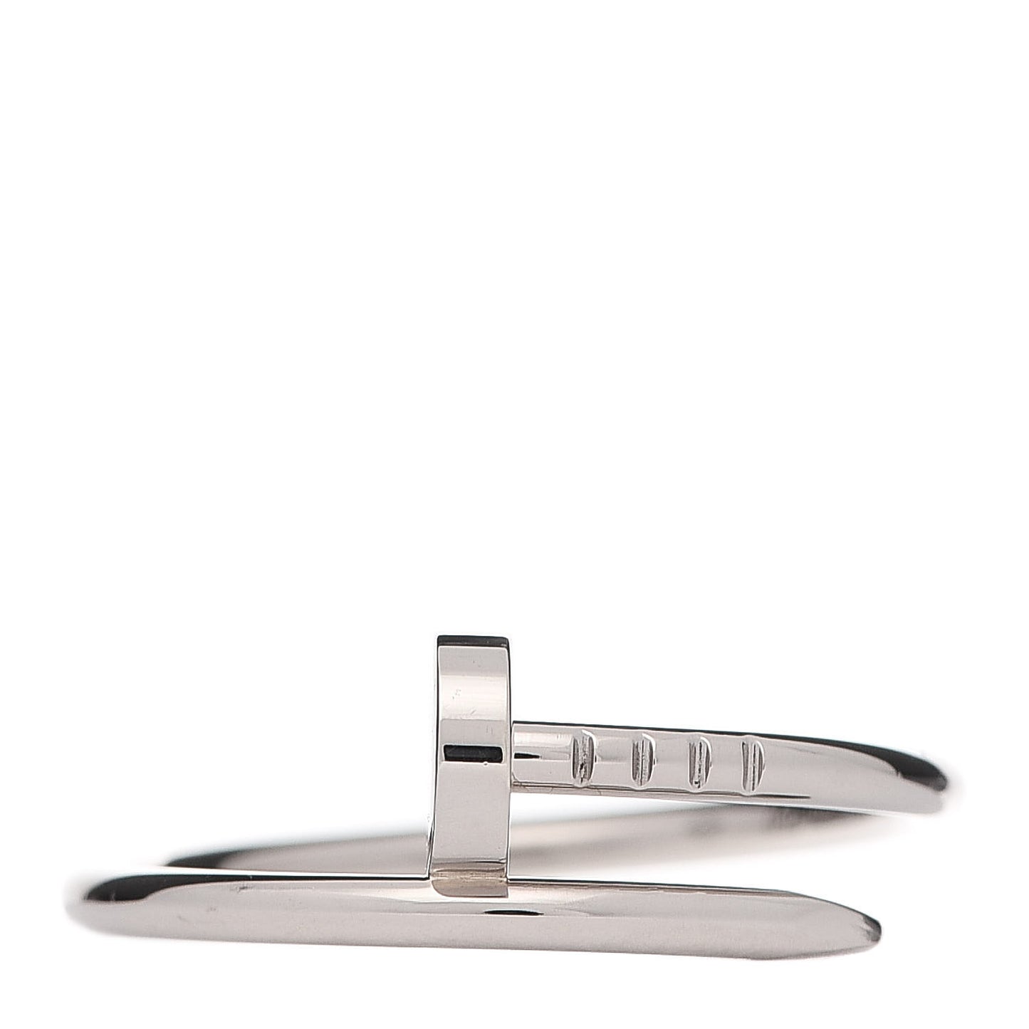 18K White Gold Small Juste Un Clou Ring 58 8.25
