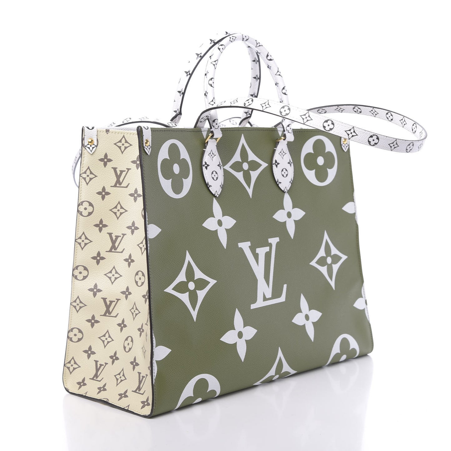 Monogram Giant Onthego GM Kaki Beige