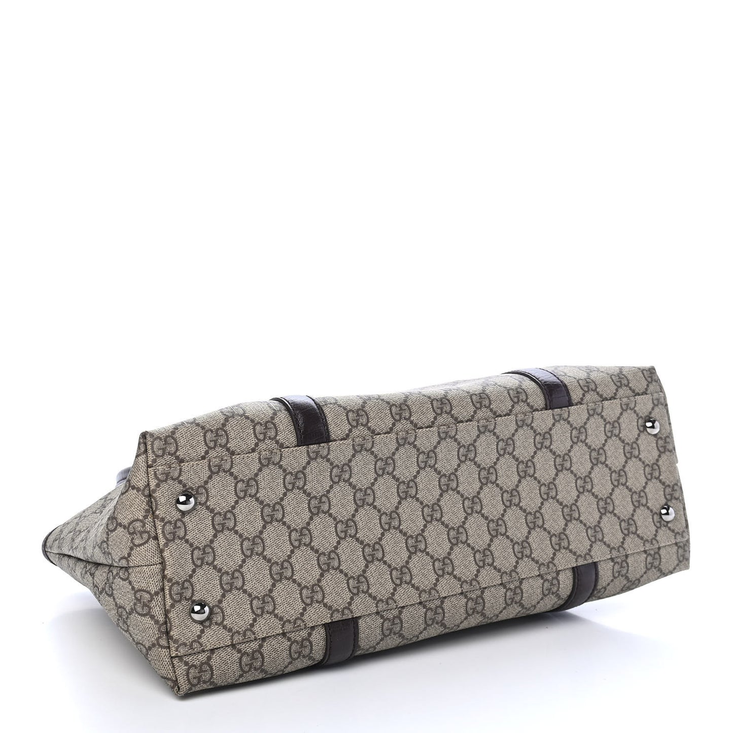 GG Plus Monogram Medium Joy Tote Dark Brown