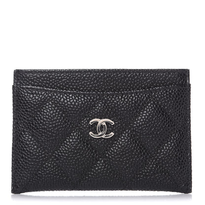 Chanel Caviar Quilted Card Holder Black 1 of 9