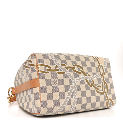 Louis Vuitton Damier Azur Nautical Speedy Bandouliere 25 6 of 19